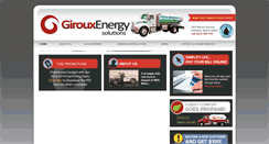 Desktop Screenshot of girouxenergy.com