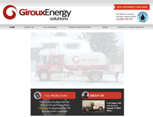 Tablet Screenshot of girouxenergy.com